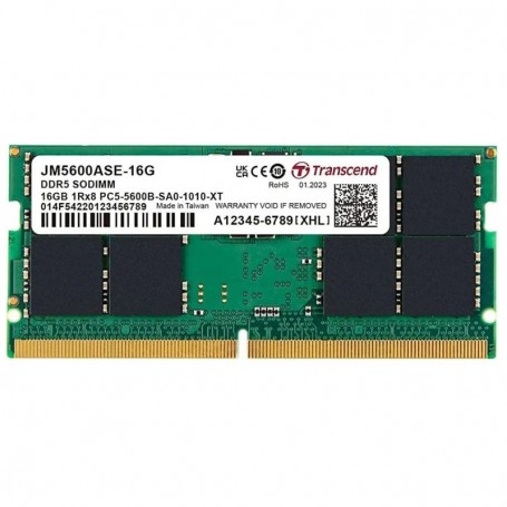 TRANSCEND JM5600ASE - MEMORIA RAM 16GB DDR5 5600MHZ SODIMM