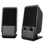 EWENT EW3528 - ALTAVOCES 2.0 USB 12 WATT - ENTRADA JACK 3.5MM - CONTROLES EN ALTAVOZ - NEGRO