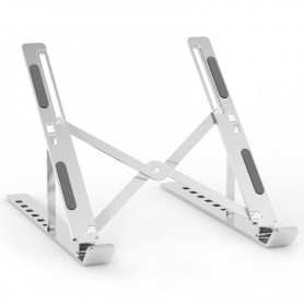 AISENS SOPORTE PARA PORTATIL Y TABLET AJUSTABLE - DE 7 A 15 PULGADAS - COLOR PLATA