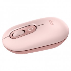 LOGITECH POP MOUSE - RATON BLUETOOTH 1000 DPI - 4 BOTONES - MULTIDISPOSITIVO - ROSA