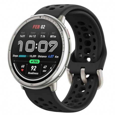 AMAZFIT ACTIVE 2 ROUND - PANTALLA 1.32" AMOLED - BATERIA HASTA 10 DIAS - BLACK SPORT SILICON