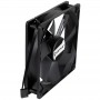 UNYKA SERVER VENTILADOR CAJA 12X12 - 900-1800 RPM - CONECTOR 4 PINES CON CONTROL DE TEMPERATURA - NEGRO