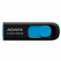 ADATA UV128 - PENDRIVE 256GB USB 3.2 - RETRACTIL - NEGRO/AZUL + LPI*