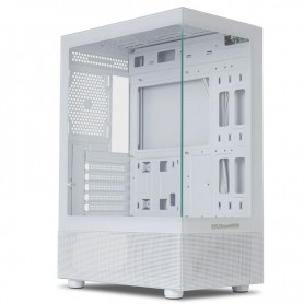 NOX HUMMER VISION WHITE - CAJA GAMING ATX - USB 3.0 - FRONTAL Y LATERAL CRISTAL TEMPLADO - BLANCO