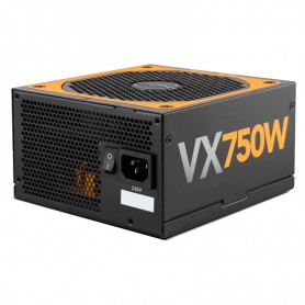 NOX URANO VX 750W - FUENTE DE ALIMENTACION 750W 80 PLUS BRONZE - CABLES PLANOS Y EXTRALARGOS - NEGRO
