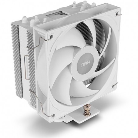 NOX HUMMER R-400 WHITE - VENTILADOR CPU DE ALTO RENDIMIENTO - SOCKET 115X / 1200 / 1700 /1851 / AM4 / AM5 - BLANCO