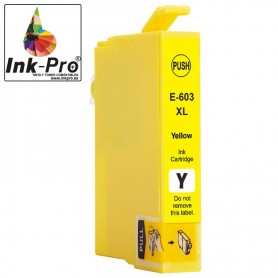 INK-PRO® CARTUCHO  COMPATIBLE EPSON T03A4 / T03U4 (603XL)  AMARILLO (350 PAG)
