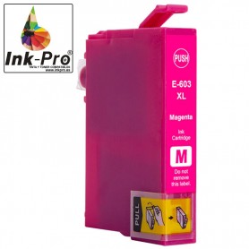 INK-PRO® CARTUCHO  COMPATIBLE EPSON T03A3 / T03U3 (603XL)  MAGENTA (350 PAG)