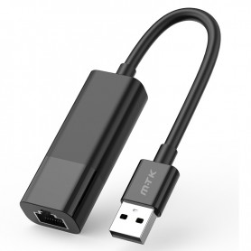 MTK TB1440 NE - TARJETA DE RED USB-A A RJ45 - 10/100 MBPS - 15CM - NEGRO