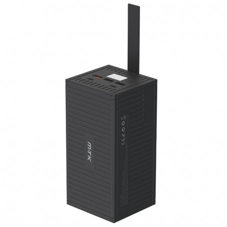 MTK TD2138 NE - POWERBANK 50000 MAH / 185WH - CARGA RAPIDA 22.5W - ENTRADA 2XUSB-C - 4 SALIDAS 3XUSB-A 1XUSB-C - NEGRO