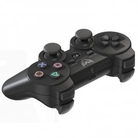MTK TS8117 NE - GAMEPAD BLUETOOTH 5.0 PARA PS3 / PC - DOBLE VIBRACION - BATERIA 400MAH - NEGRO