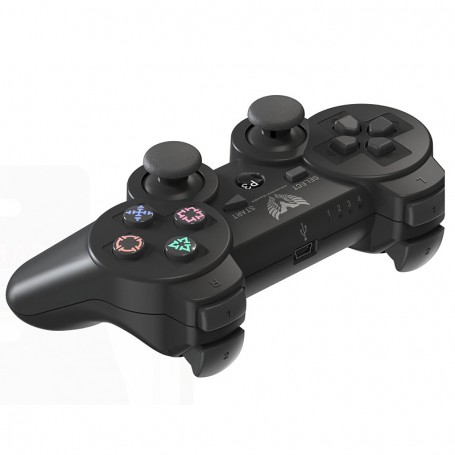MTK TS8117 NE - GAMEPAD BLUETOOTH 5.0 PARA PS3 / PC - DOBLE VIBRACION - BATERIA 400MAH - NEGRO
