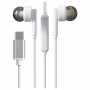 MTK TC3243 BL - AURICULARES CON MICROFONO - CONEXION USB-C - CABLE 1.2M - BLANCO