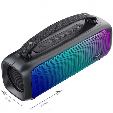 MTK ALTAVOZ BLUETOOTH 5.3 PORTATIL TF4198 10W*2 TWS HIFI / USB / AUX-IN / LED BATERIA 2400MAH