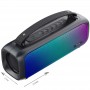 MTK ALTAVOZ BLUETOOTH 5.3 PORTATIL TF4198 10W*2 TWS HIFI / USB / AUX-IN / LED BATERIA 2400MAH