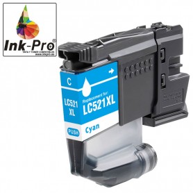INK-PRO® CARTUCHO TINTA COMPATIBLE BROTHER LC521 CYAN (500 PAG)