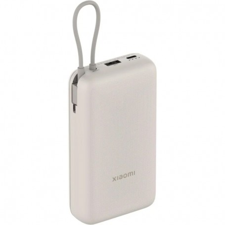 XIAOMI TAN - POWERBANK 20000 MAH (CABLE INTEGRADO) - CARGA RAPIDA 33W - BEIGE