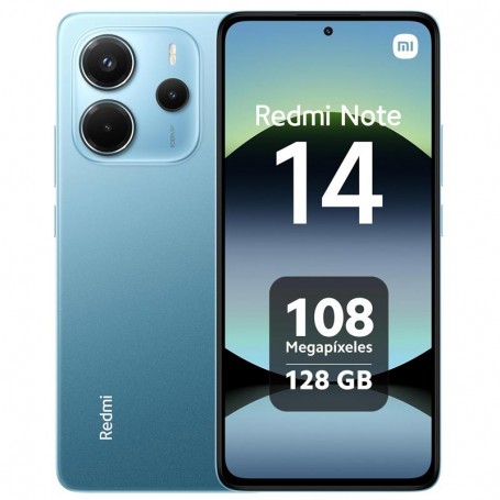 XIAOMI REDMI NOTE 14 - SMARTPHONE 6GB/128GB - PANTALLA 6.67" - CAM 108+8+2/20 MPX - BATERIA 5500 MAH - AZUL + LPI*