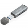 AISENS ASCR-2A09-GR - LECTOR DE TARJETAS USB-A 3.1 GEN1 - SD / MICROSD / MMC / RS-MMC / MMC MICRO - GRIS