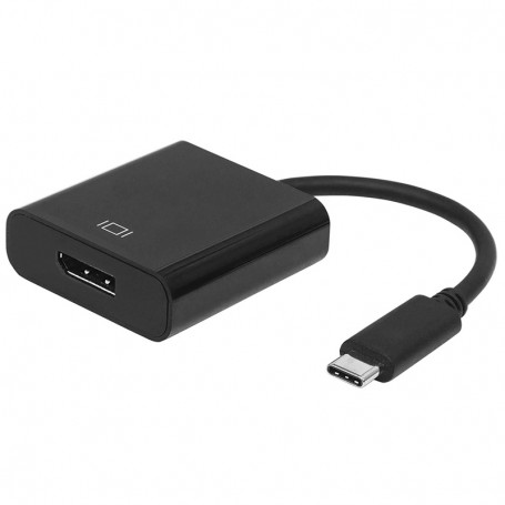 AISENS A109-0345 - ADAPTADOR USB-C A DISPLAYPORT - 15CM - NEGRO