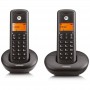 MOTOROLA E202 - TELEFONO DECT CALL BLOCKING DUO - FUNCION BLOQUEO DE LLAMADAS - NEGRO