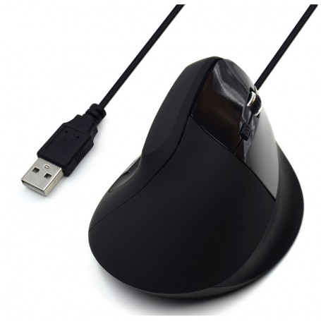 EWENT EW3157 - RATON VERTICAL USB - 1800PPP - USO DIESTRO - NEGRO