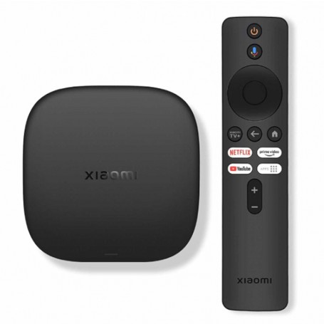 XIAOMI TV BOX S 3RD GEN - TV BOX ULTRAHD 4K - 2GB RAM - 32GB - WI-FI 6 - BT 5.2 - HDMI 2.1 - GOOGLE TV - NEGRO
