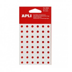 APLI PACK CON 96 ARANDELAS DE REFUERZO Ø 13MM - ALTA RESISTENCIA A TIRONES Y ROZADURAS - IDEAL PARA ESCUELA, OFICINA Y HOGAR - 