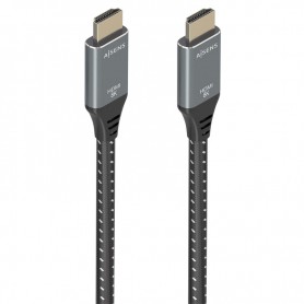 AISENS CABLE HDMI V2.1 ULTRA ALTA VELOCIDAD / HEC 8K@60HZ 48GBPS - A/M-A/M - 5M - COLOR GRIS