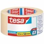 TESA STANDARD CINTA DE PINTOR 50MM X 50M - FABRICADA EN PAPEL - LIBRE DE DISOLVENTES - NO DEJA RESIDUOS