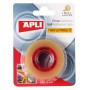 APLI CINTA ADHESIVA TRANSPARENTE 19MM X 33M - RESISTENTE AL AGUA Y A LA HUMEDAD - FACIL DE CORTAR CON LAS MANOS - IDEAL PARA USO