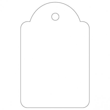 APLI ETIQUETAS COLGANTES BLANCAS 28 X 43MM 100 U.