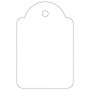 APLI ETIQUETAS COLGANTES BLANCAS 28 X 43MM 100 U.