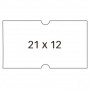 APLI ETIQUETAS BLANCAS PARA MAQUINAS ETIQUETADORAS DE PRECIOS DE 1 LINEA - TAMAÑO 21X12MM - PACK DE 6 ROLLOS CON 1000 ETIQUE