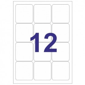 MULTI3 PACK DE 1.200 ETIQUETAS TAMAÑO 63.5X72MM - ADHESIVO PERMANENTE - CANTOS ROMOS - BLANCO