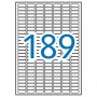 APLI PACK DE 1.890 ETIQUETAS RECTANGULARES 25.4X10MM - 10 HOJAS POR 189 ETIQUETAS - ADHESIVO PERMANENTE - CANTOS ROMOS - APTAS P