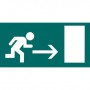 APLI ETIQUETA SEÑALIZACION SALIDA EMERGENCIA DERECHA 1 U.