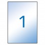 APLI ETIQUETAS TRANSLUCIDAS RESISTENTES INTEMPERIE 210.0 X 297.0MM 100 HOJAS