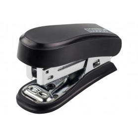 NOVUS MINI GRAPADORA COMPACTA - HASTA 12 HOJAS - GRAPADO CERRADO Y ABIERTO - INCLUYE 320 GRAPAS - NEGRO