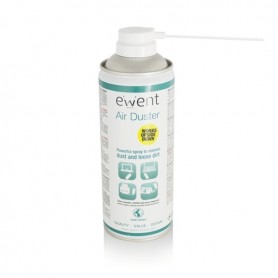 EWENT SPRAY DE AIRE COMPRIMIDO - INVERTIBLE - 220ML - APLICADOR PARA ZONAS DIFICILES - TRANSPARENTE