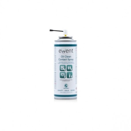EWENT SPRAY DE LIMPIEZA PARA CONTACTOS - 200ML - BASE DE ACEITE - AMBAR CLARO