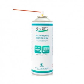 EWENT SPRAY DE LIMPIEZA PARA AIRE ACONDICIONADO - AEROSOL DE ESPUMA ACTIVA - NEUTRALIZA OLORES - TRANSPARENTE