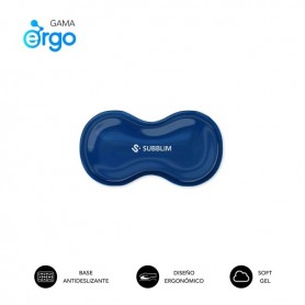 SUBBLIM ERGO CRYSTAL FLEX REPOSAMUÑECAS PARA RATON - GEL REFRIGERANTE AUTOAJUSTABLE - DISEÑO ONDULADO ERGONOMICO - BASE 