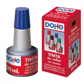 DOHE TINTA PARA TAMPONES Y SELLOS 30ML - AZUL