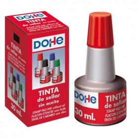 DOHE TINTA PARA TAMPONES Y SELLOS 30ML - ROJO
