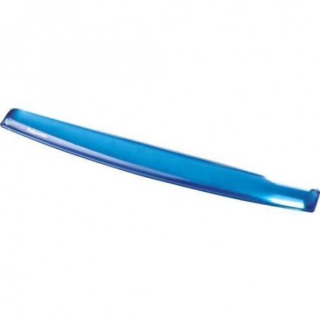FELLOWES CRYSTAL REPOSAMUÑECAS PARA TECLADO DE GEL - RESISTENTE A LAS MANCHAS - BASE ANTIDESLIZANTE - AZUL