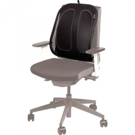 FELLOWES MESH OFFICE SUITES COJIN LUMBAR - MATERIAL DE MALLA - AJUSTABLE A CUALQUIER SILLA - NEGRO