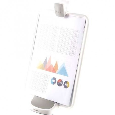 FELLOWES I-SPIRE SERIES ATRIL MULTIUSO 5 EN 1 - BASE SOLIDA -  USO PARA PIZARRA BLANCA, TABLERO MAGNÉTICO, SOPORTE PARA TABLETA