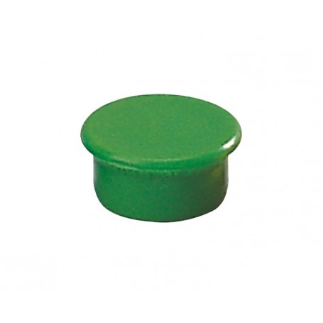 DAHLE 95513 PACK DE 10 IMANES PARA PIZARRA BLANCA - DIAMETRO DE 13MM - VERDE