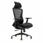 CROMAD GAMA SENIOR SE5000 SILLA DE OFICINA - PISTON DE GAS DE GRADO 4 - SOPORTES LUMBAR Y CERVICAL AJUSTABLES - RESPALDO DE MALL